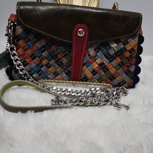 AmeriLeather Emi Leather Wristlet Purse